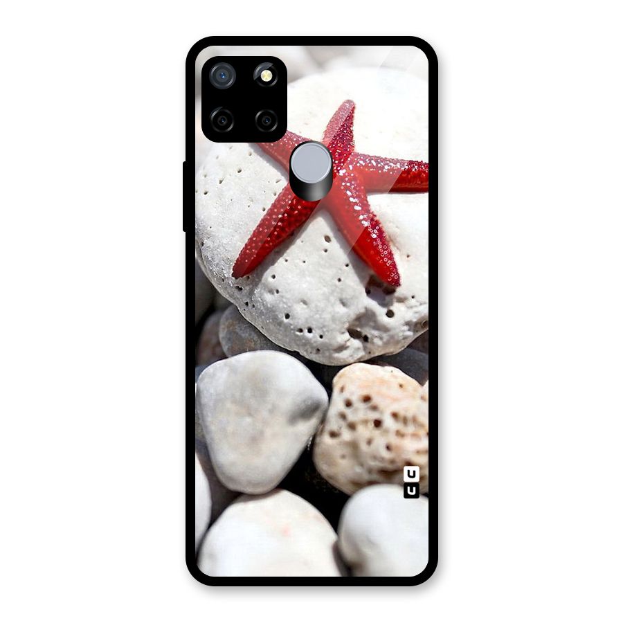 Red Star Fish Glass Back Case for Realme Narzo 20