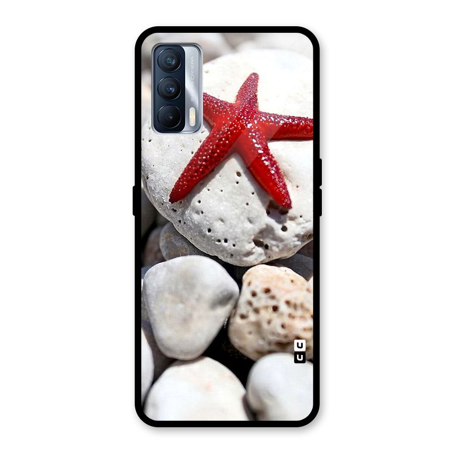 Red Star Fish Glass Back Case for Realme X7