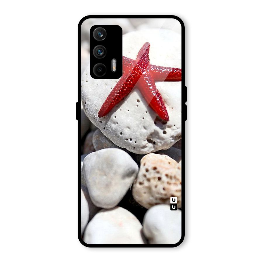 Red Star Fish Glass Back Case for Realme X7 Max