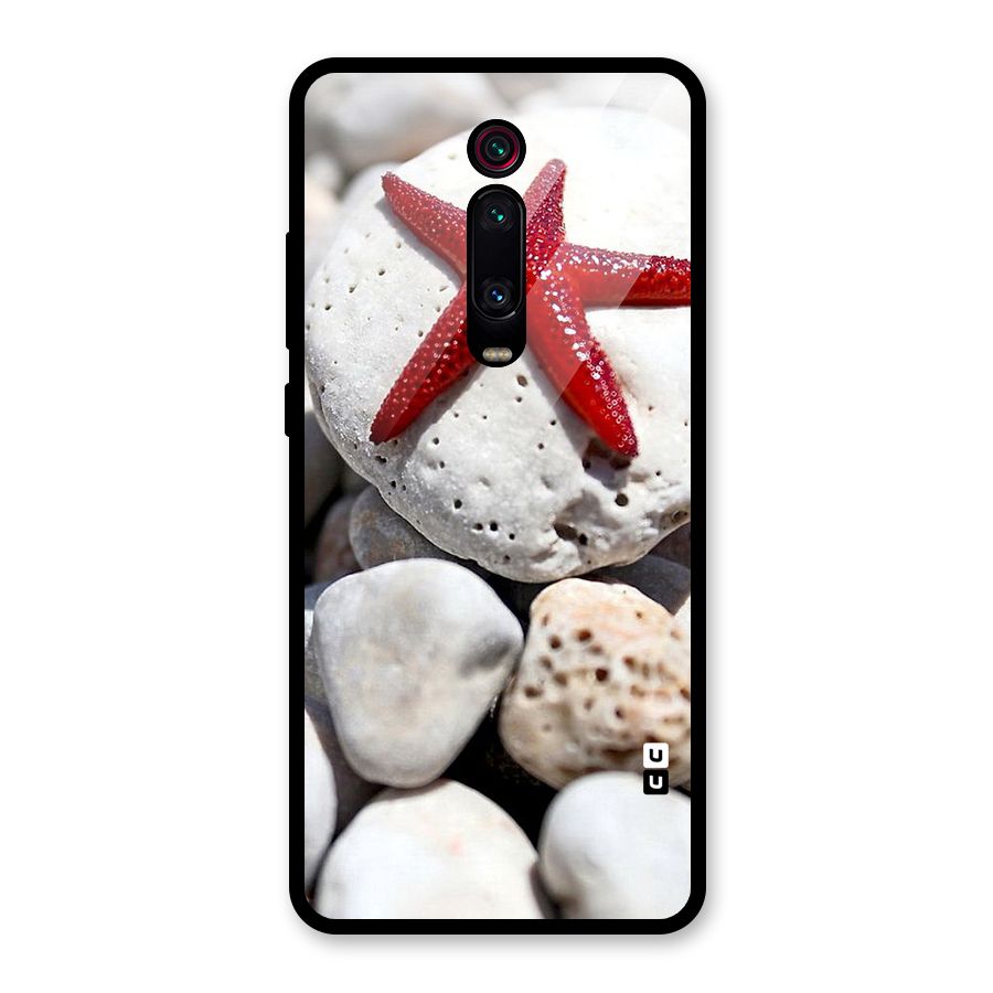 Red Star Fish Glass Back Case for Redmi K20
