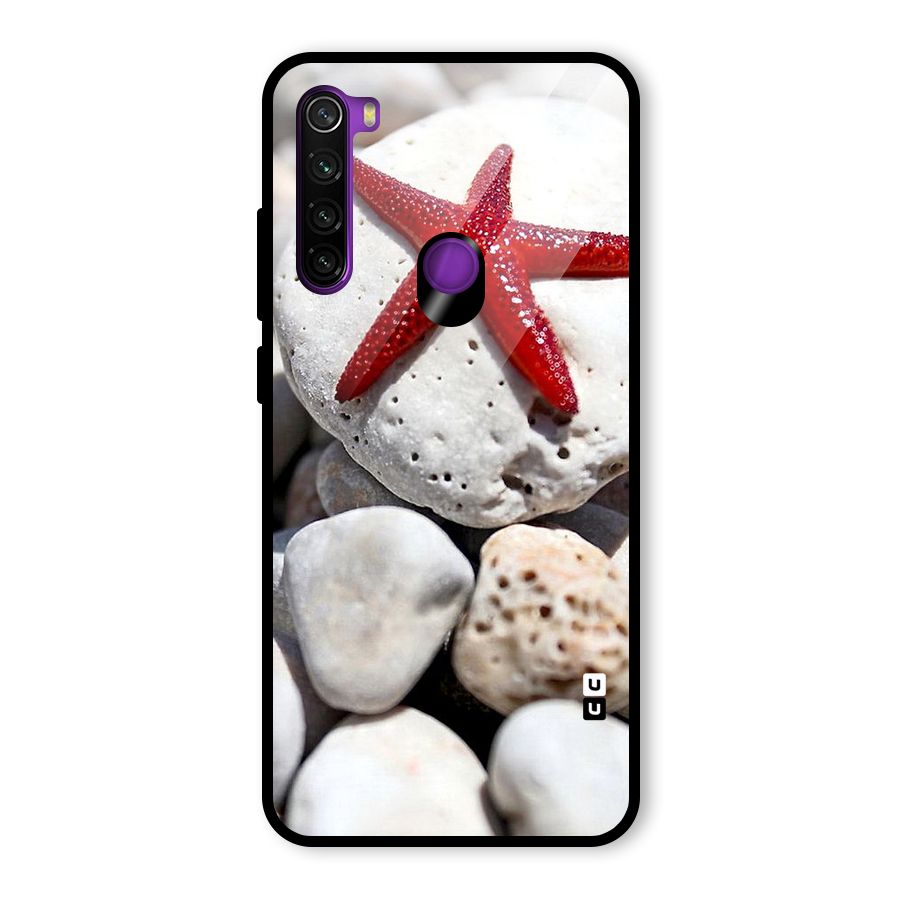 Red Star Fish Glass Back Case for Redmi Note 8