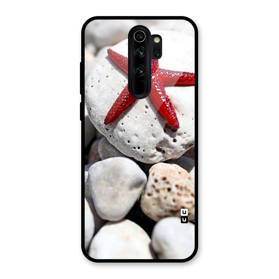 Red Star Fish Glass Back Case for Redmi Note 8 Pro