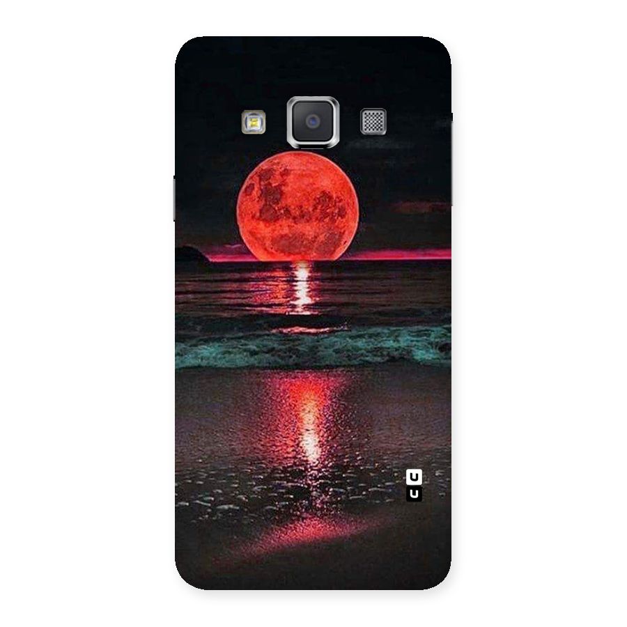 Red Sun Ocean Back Case for Galaxy A3