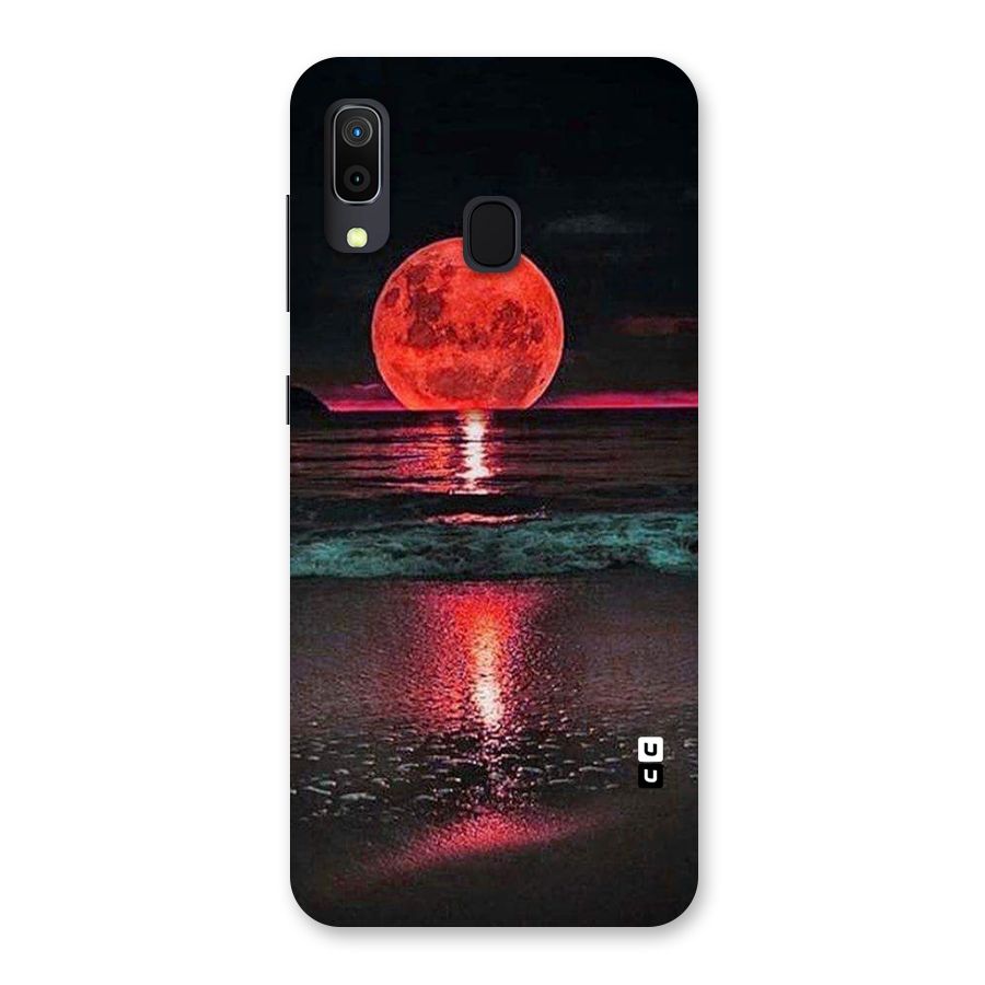Red Sun Ocean Back Case for Galaxy A30