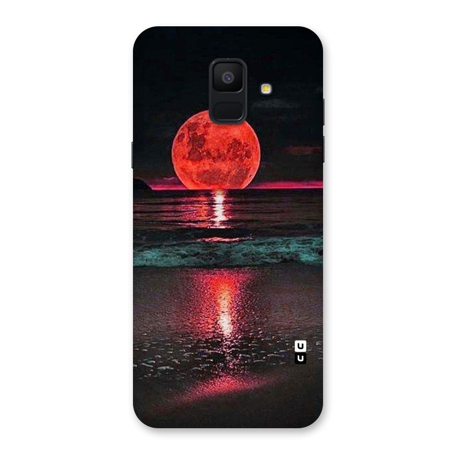 Red Sun Ocean Back Case for Galaxy A6 (2018)