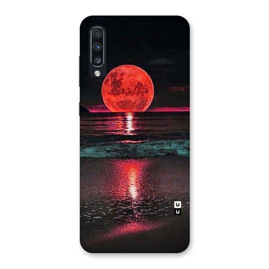 Red Sun Ocean Back Case for Galaxy A70