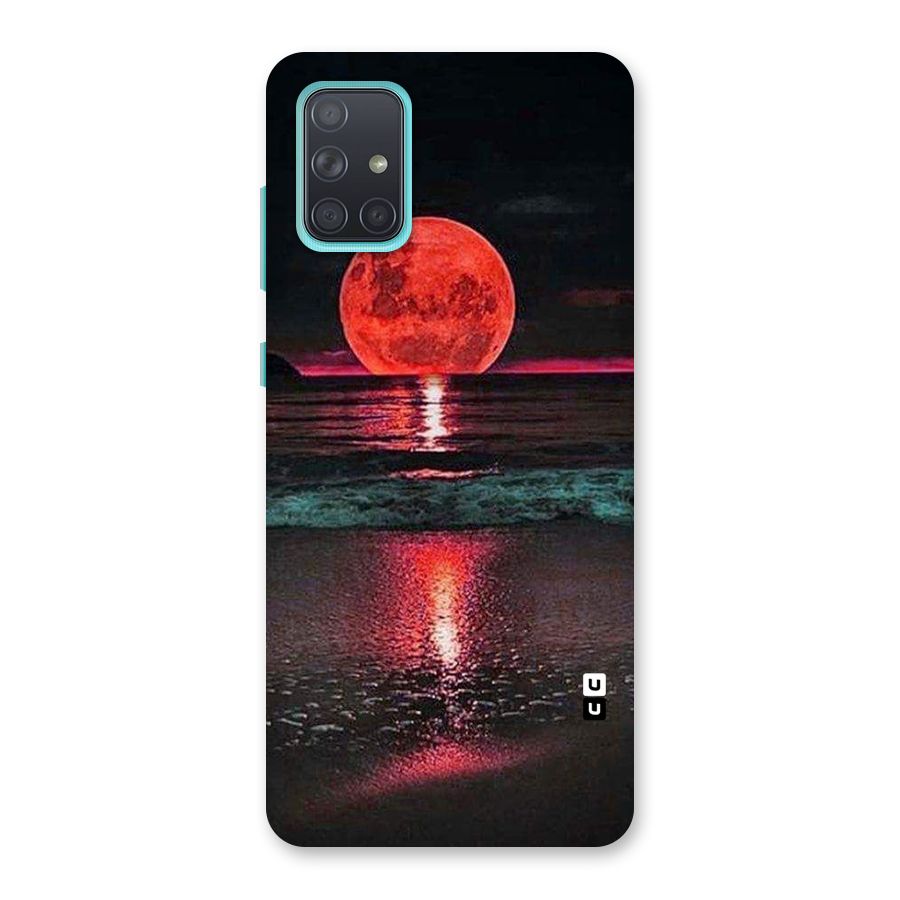 Red Sun Ocean Back Case for Galaxy A71