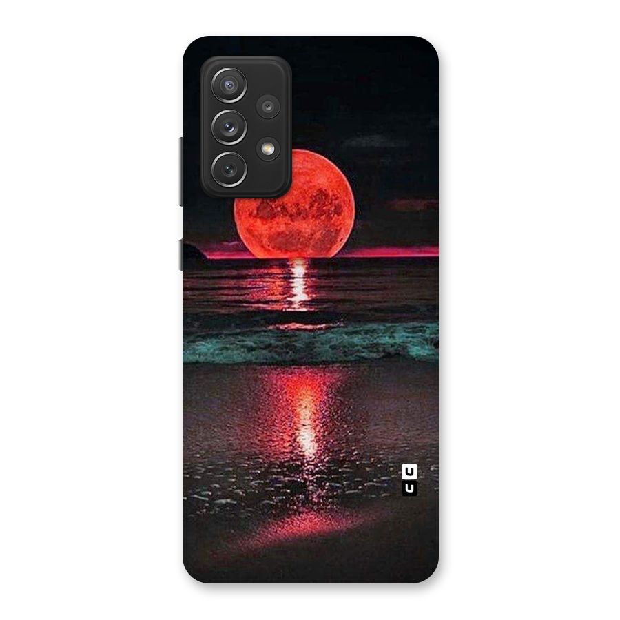 Red Sun Ocean Back Case for Galaxy A72