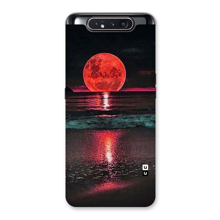 Red Sun Ocean Back Case for Galaxy A80