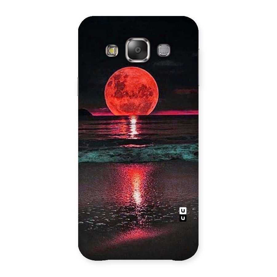 Red Sun Ocean Back Case for Galaxy E7