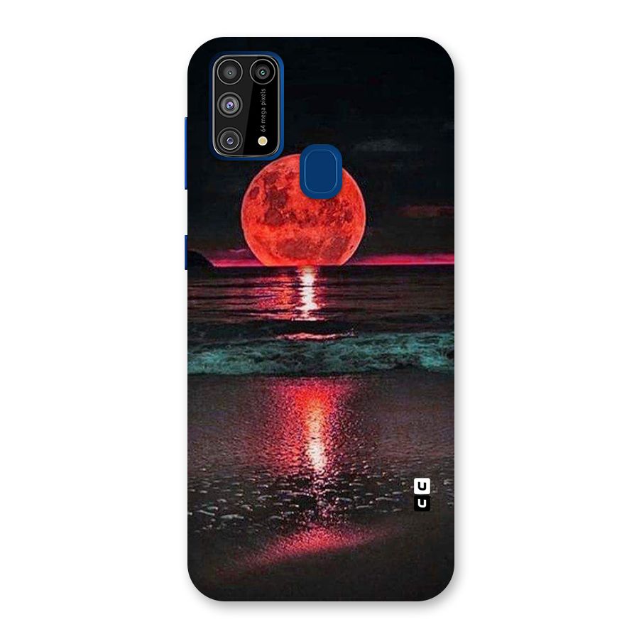 Red Sun Ocean Back Case for Galaxy F41