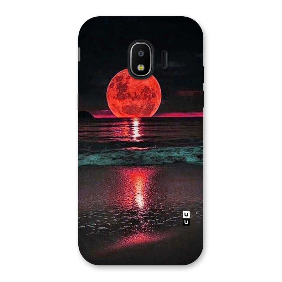 Red Sun Ocean Back Case for Galaxy J2 Pro 2018