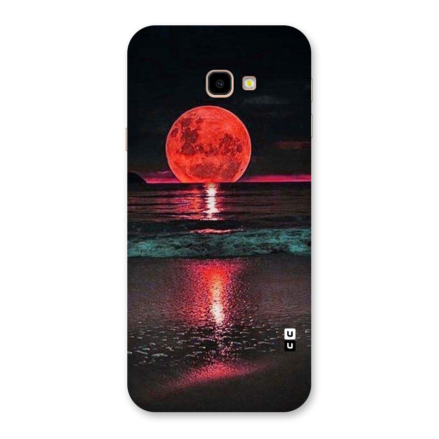 Red Sun Ocean Back Case for Galaxy J4 Plus