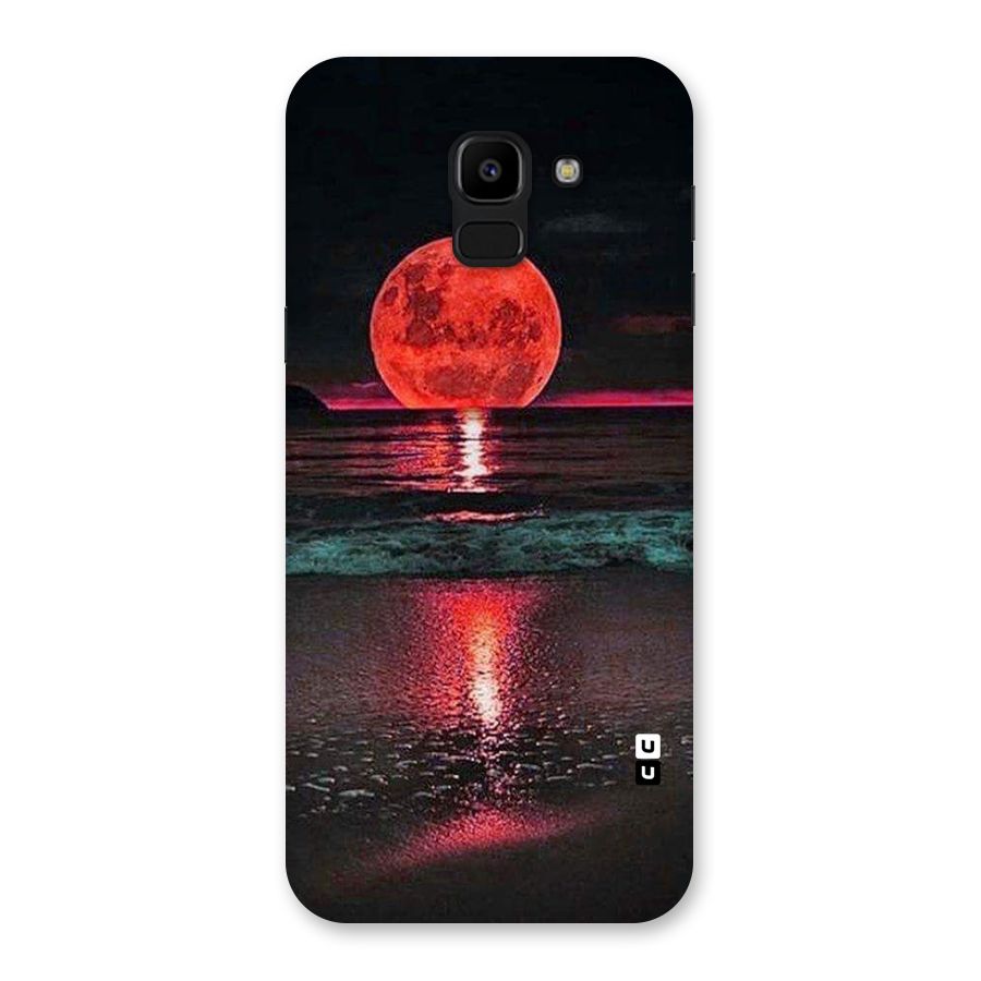 Red Sun Ocean Back Case for Galaxy J6