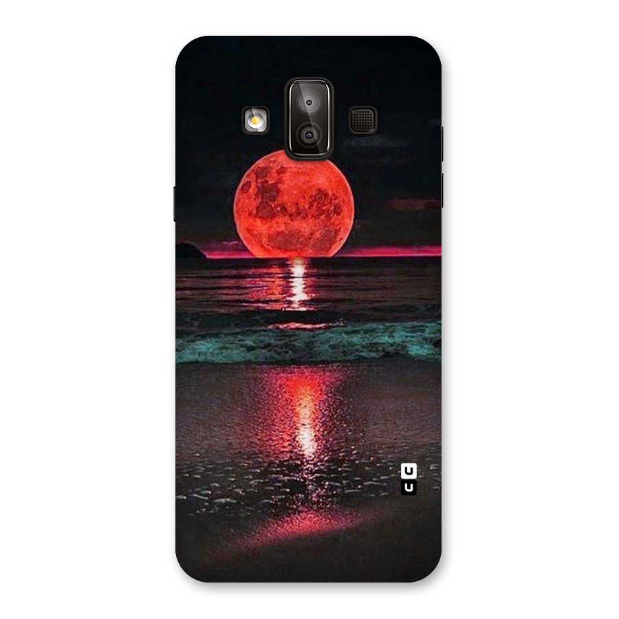 Red Sun Ocean Back Case for Galaxy J7 Duo