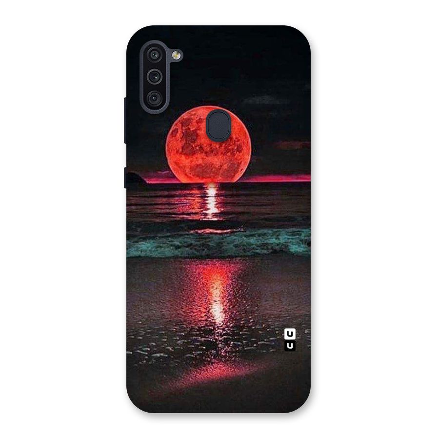 Red Sun Ocean Back Case for Galaxy M11