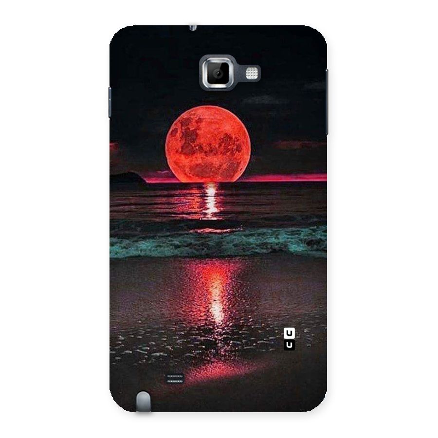 Red Sun Ocean Back Case for Galaxy Note