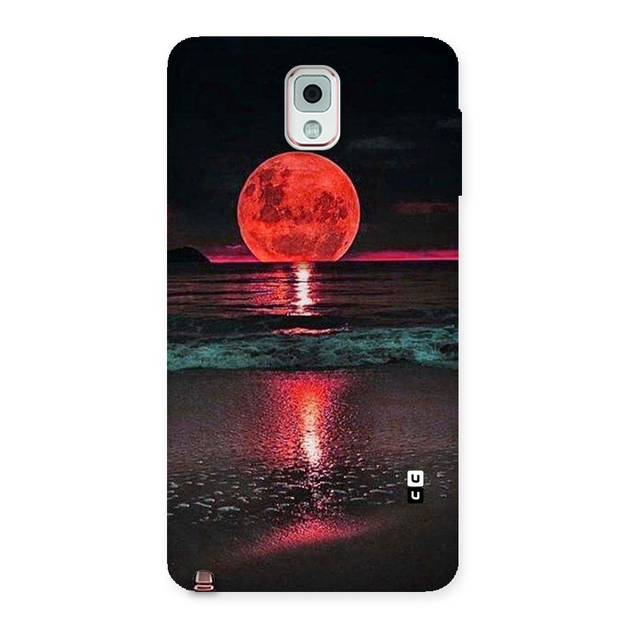 Red Sun Ocean Back Case for Galaxy Note 3