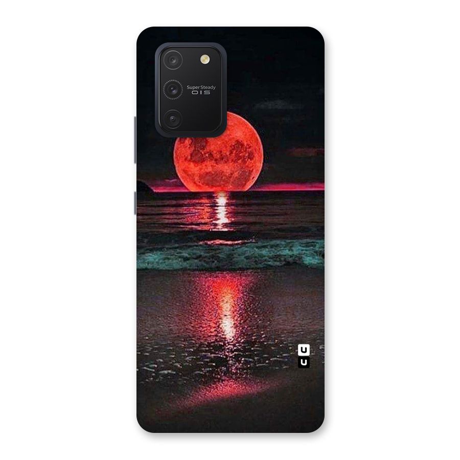 Red Sun Ocean Back Case for Galaxy S10 Lite