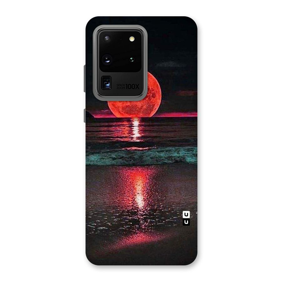 Red Sun Ocean Back Case for Galaxy S20 Ultra