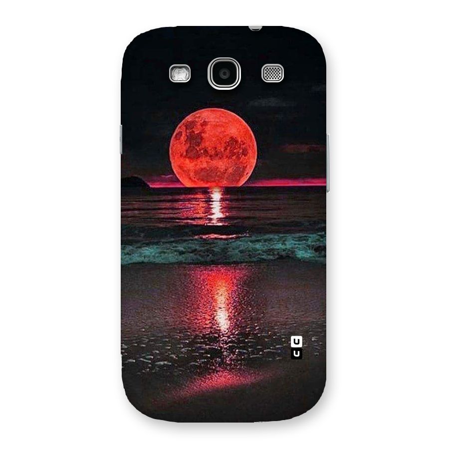 Red Sun Ocean Back Case for Galaxy S3