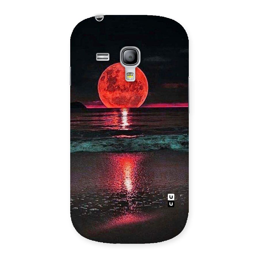 Red Sun Ocean Back Case for Galaxy S3 Mini