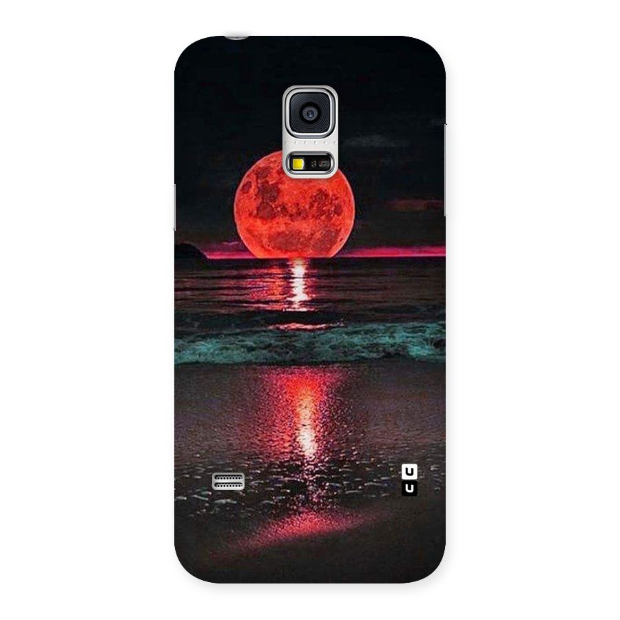 Red Sun Ocean Back Case for Galaxy S5 Mini