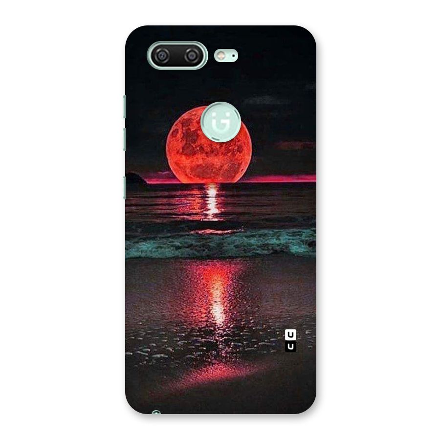 Red Sun Ocean Back Case for Gionee S10