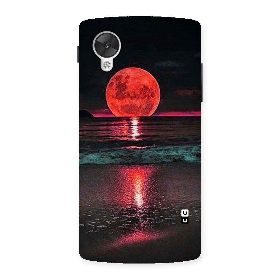 Red Sun Ocean Back Case for Google Nexsus 5