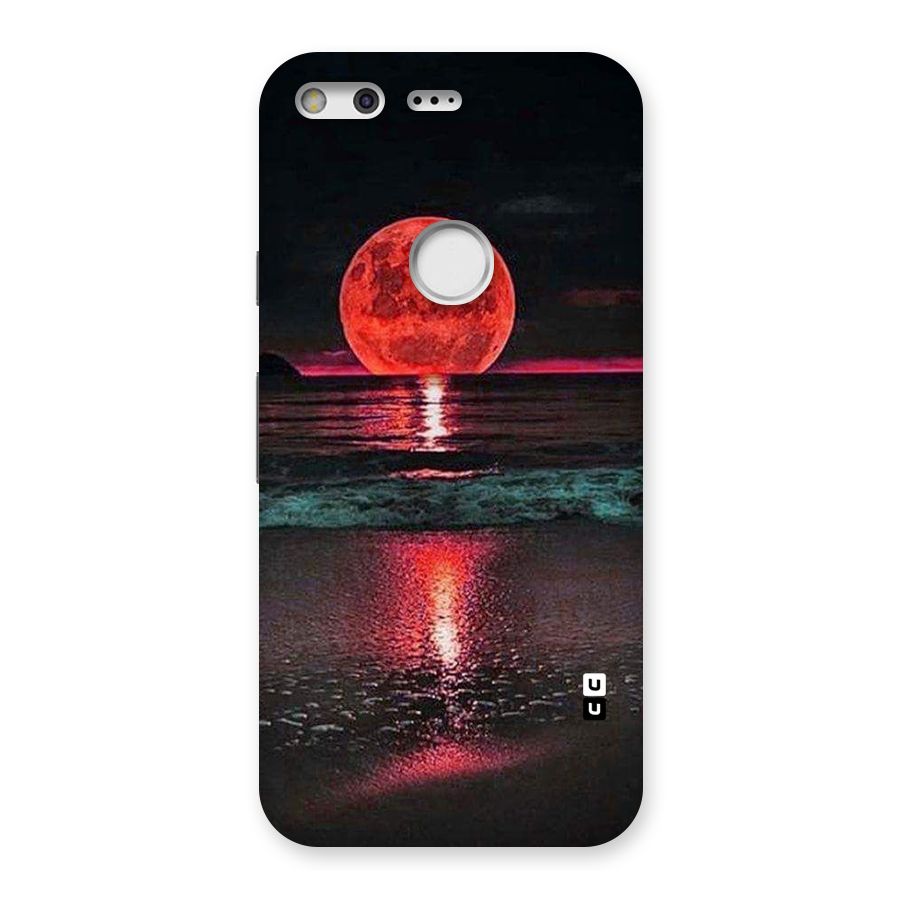 Red Sun Ocean Back Case for Google Pixel