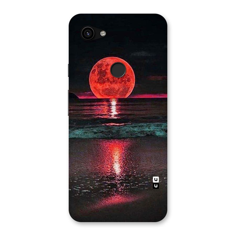 Red Sun Ocean Back Case for Google Pixel 3a XL