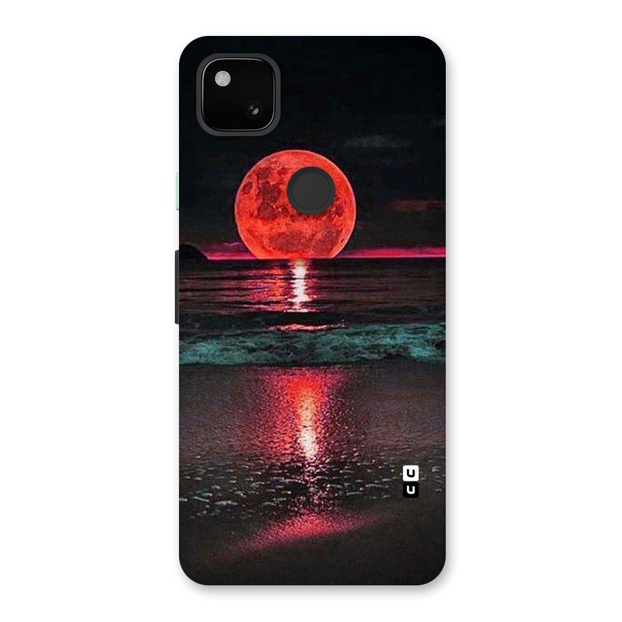 Red Sun Ocean Back Case for Google Pixel 4a