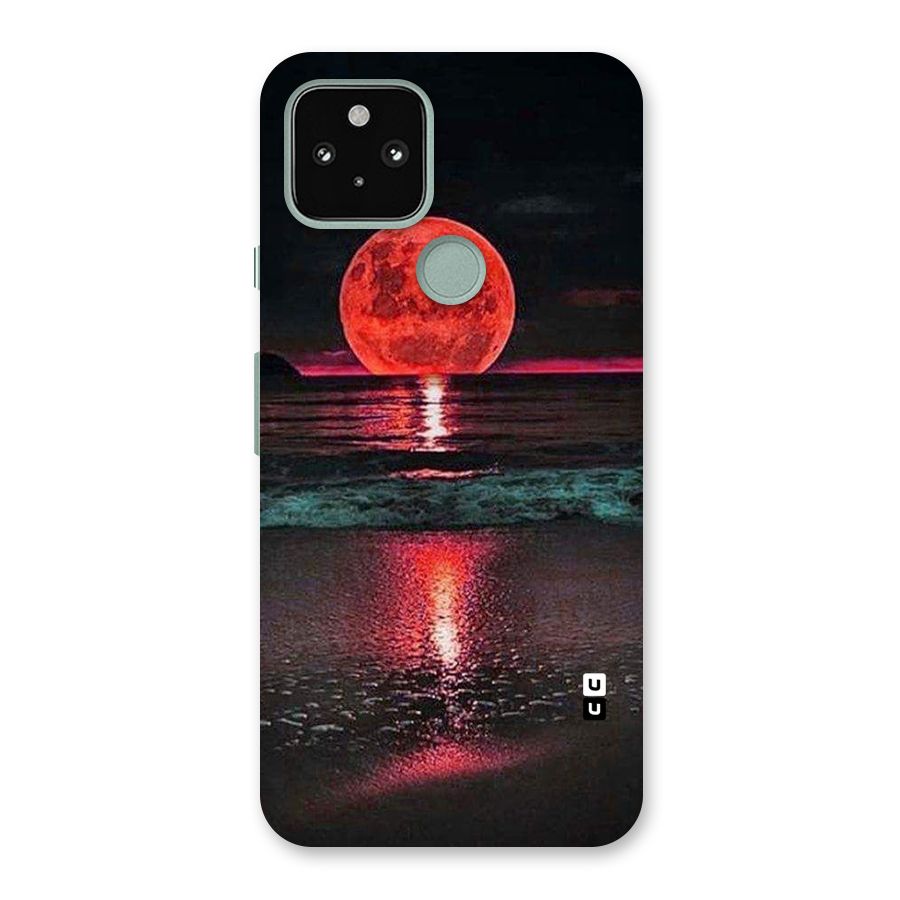 Red Sun Ocean Back Case for Google Pixel 5