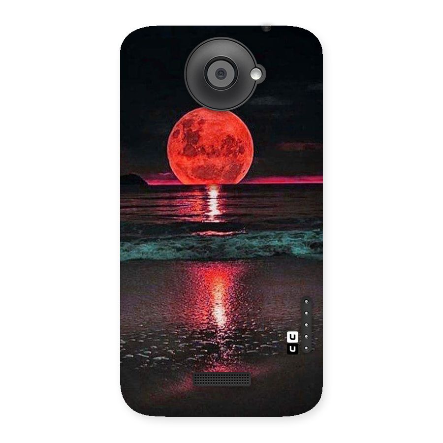 Red Sun Ocean Back Case for HTC One X