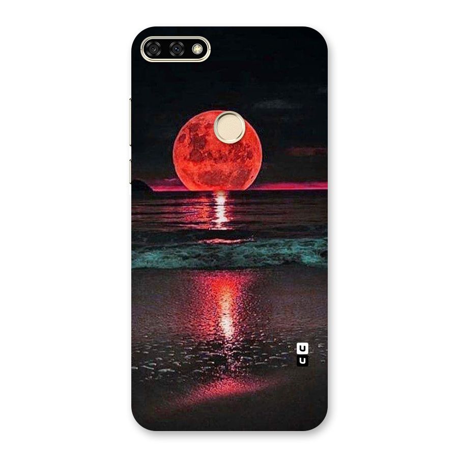 Red Sun Ocean Back Case for Honor 7A