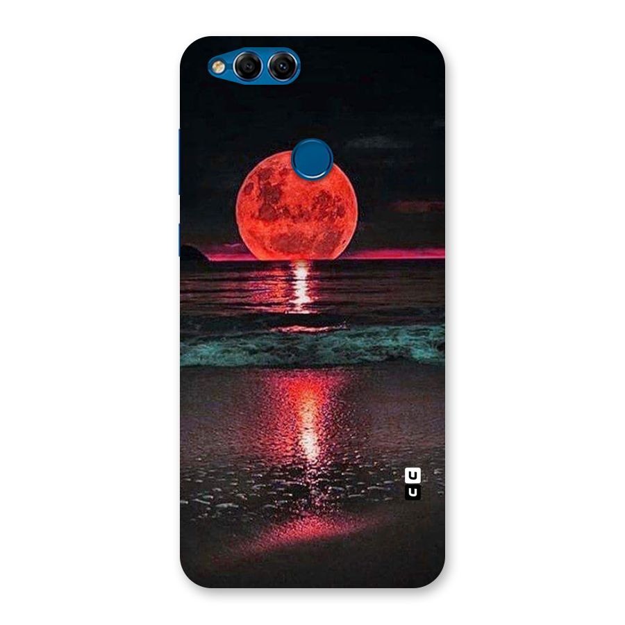 Red Sun Ocean Back Case for Honor 7X