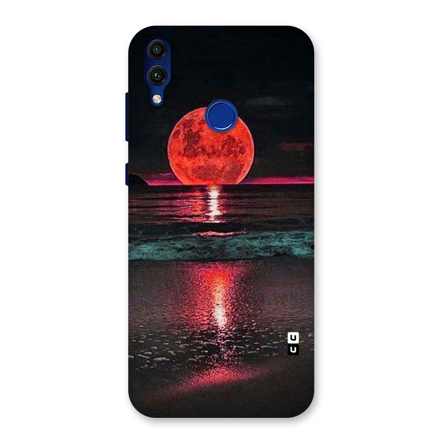 Red Sun Ocean Back Case for Honor 8C