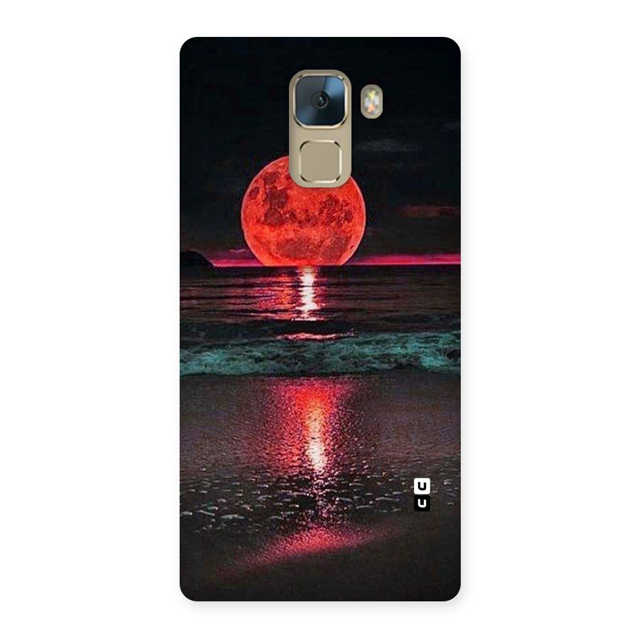 Red Sun Ocean Back Case for Huawei Honor 7