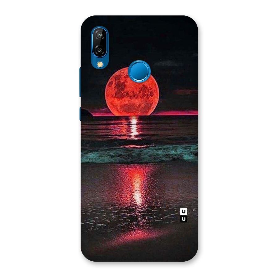 Red Sun Ocean Back Case for Huawei P20 Lite