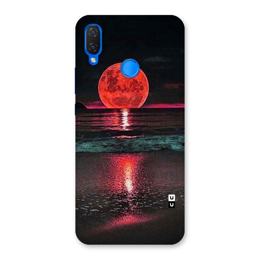 Red Sun Ocean Back Case for Huawei P Smart+