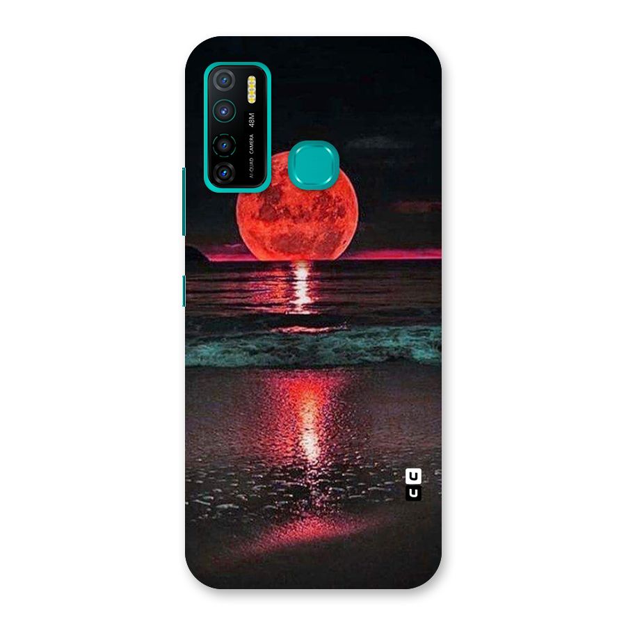 Red Sun Ocean Back Case for Infinix Hot 9 Pro