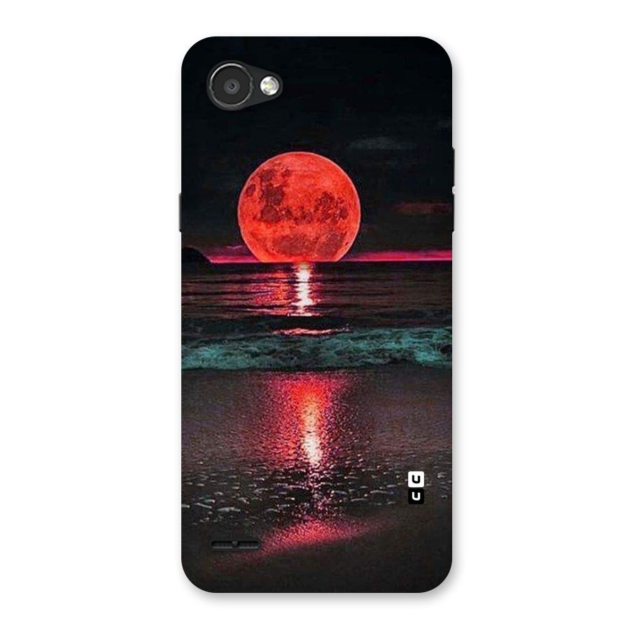 Red Sun Ocean Back Case for LG Q6