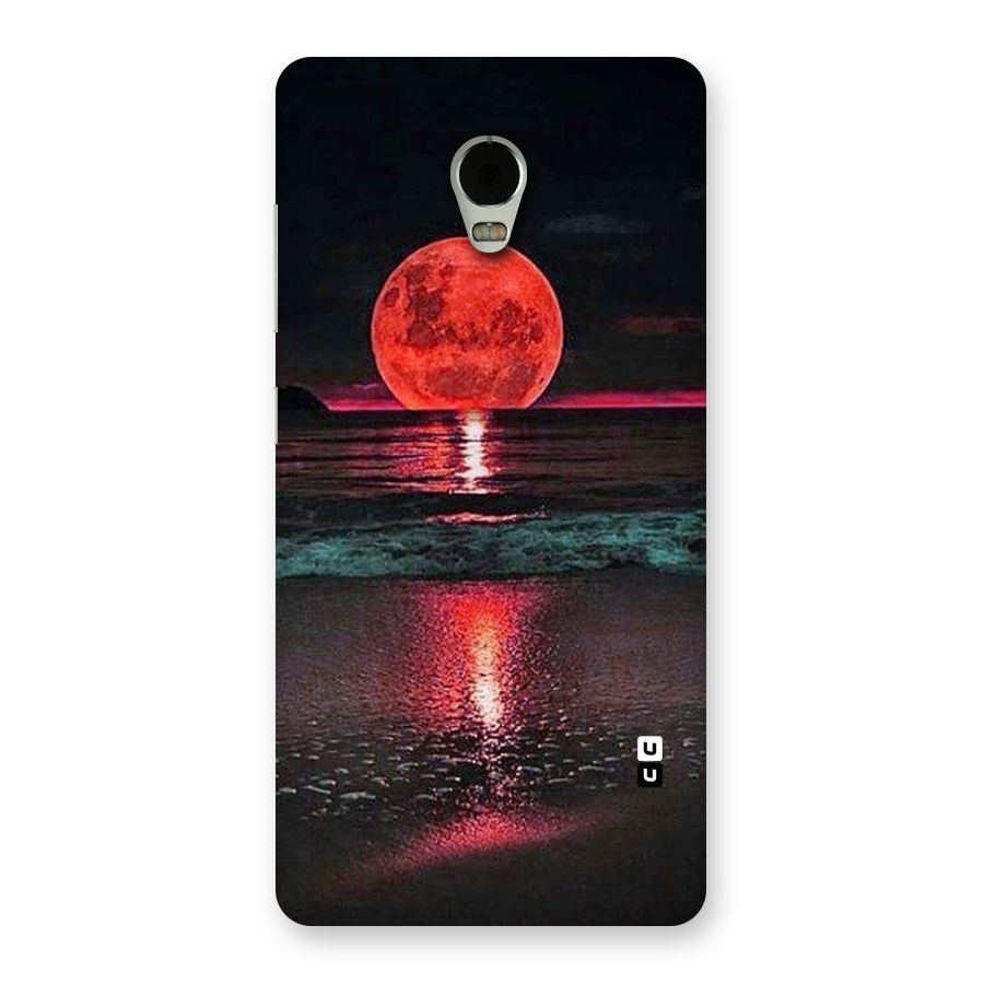 Red Sun Ocean Back Case for Lenovo Vibe P1