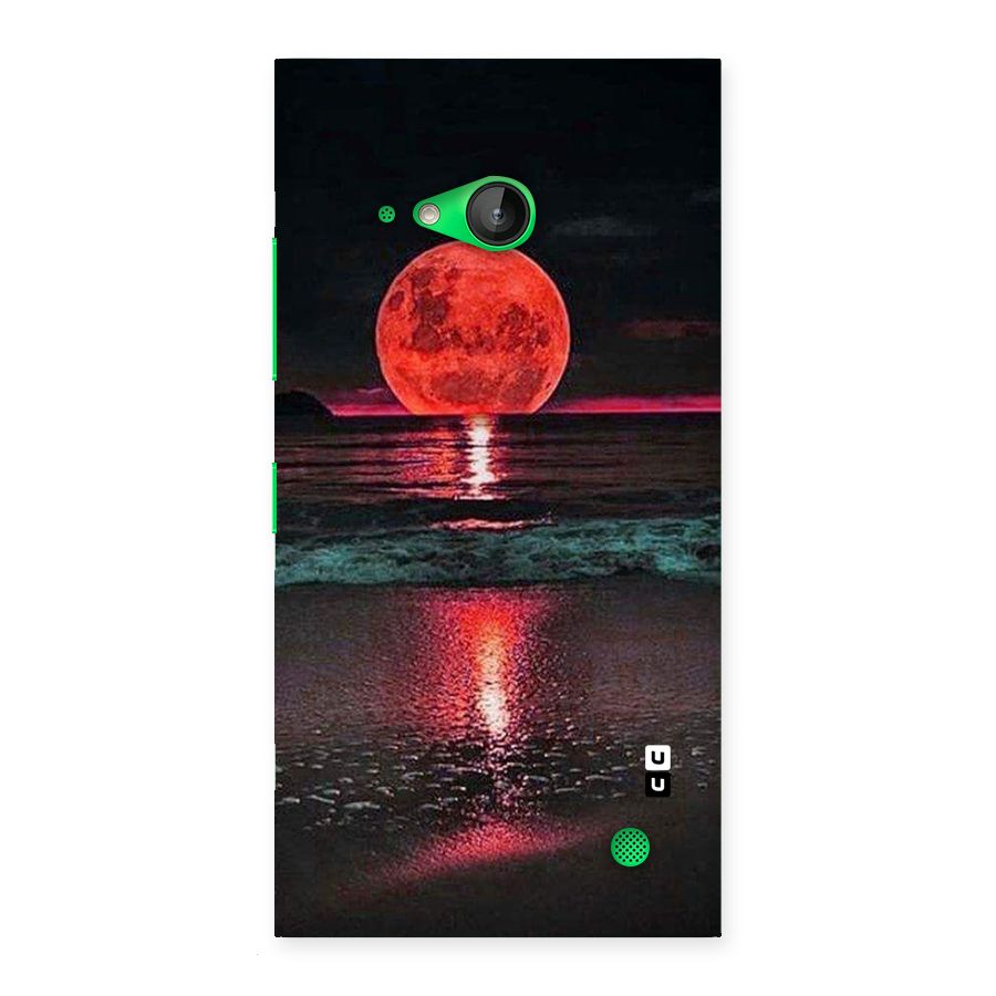 Red Sun Ocean Back Case for Lumia 730