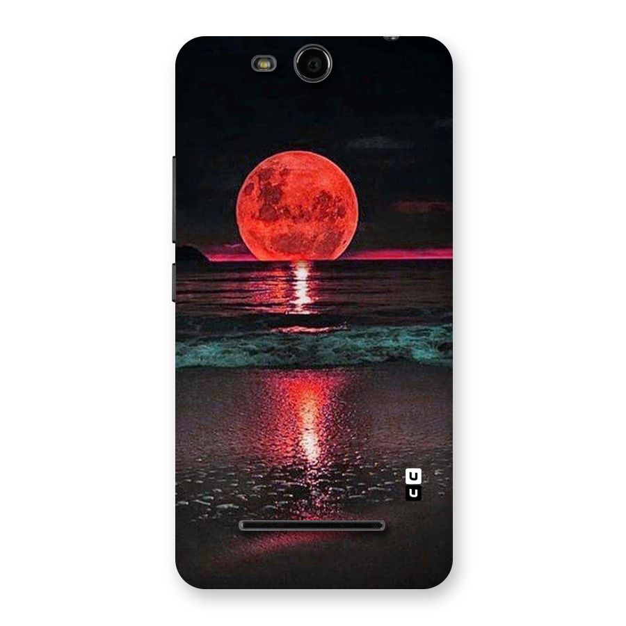Red Sun Ocean Back Case for Micromax Canvas Juice 3 Q392
