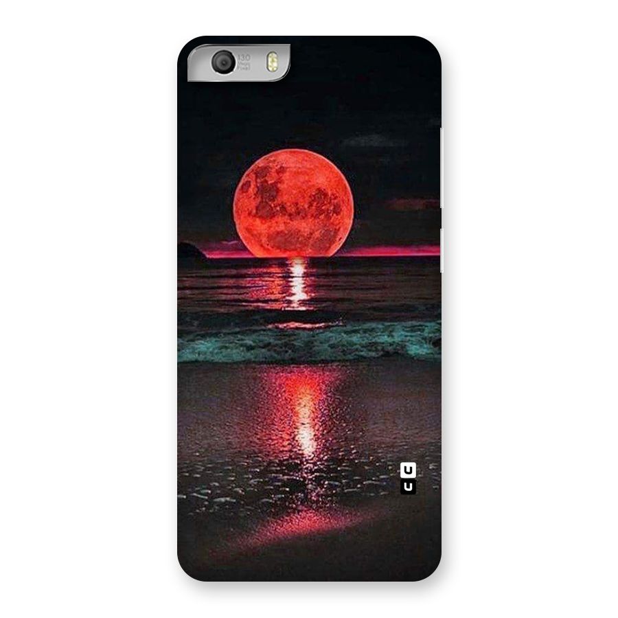 Red Sun Ocean Back Case for Micromax Canvas Knight 2
