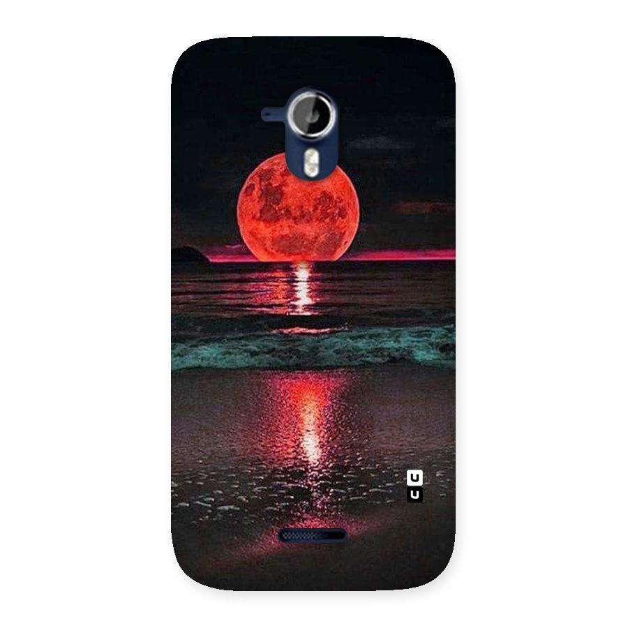Red Sun Ocean Back Case for Micromax Canvas Magnus A117