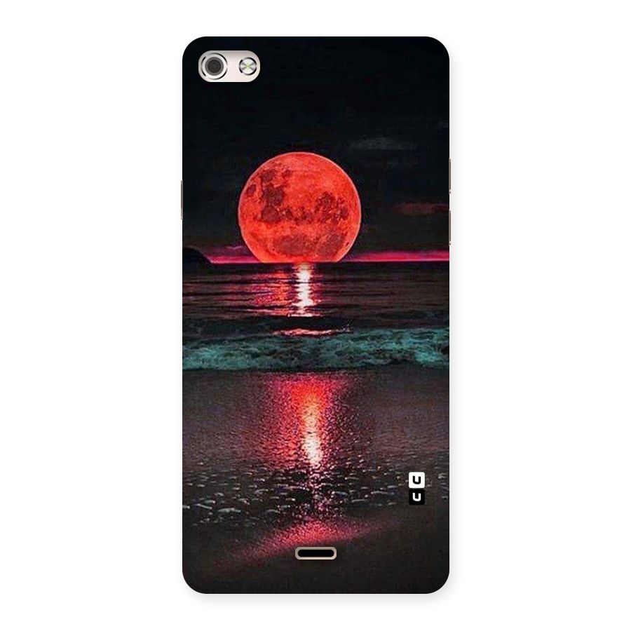 Red Sun Ocean Back Case for Micromax Canvas Silver 5