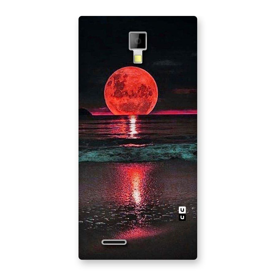 Red Sun Ocean Back Case for Micromax Canvas Xpress A99