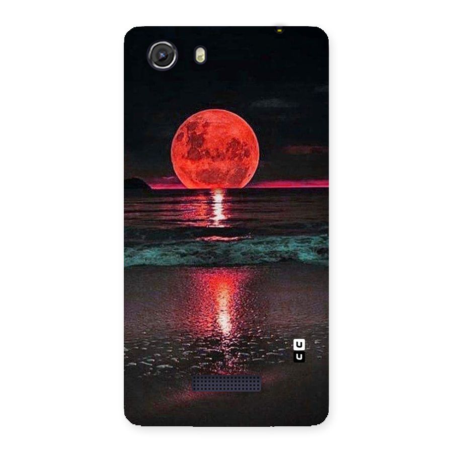 Red Sun Ocean Back Case for Micromax Unite 3